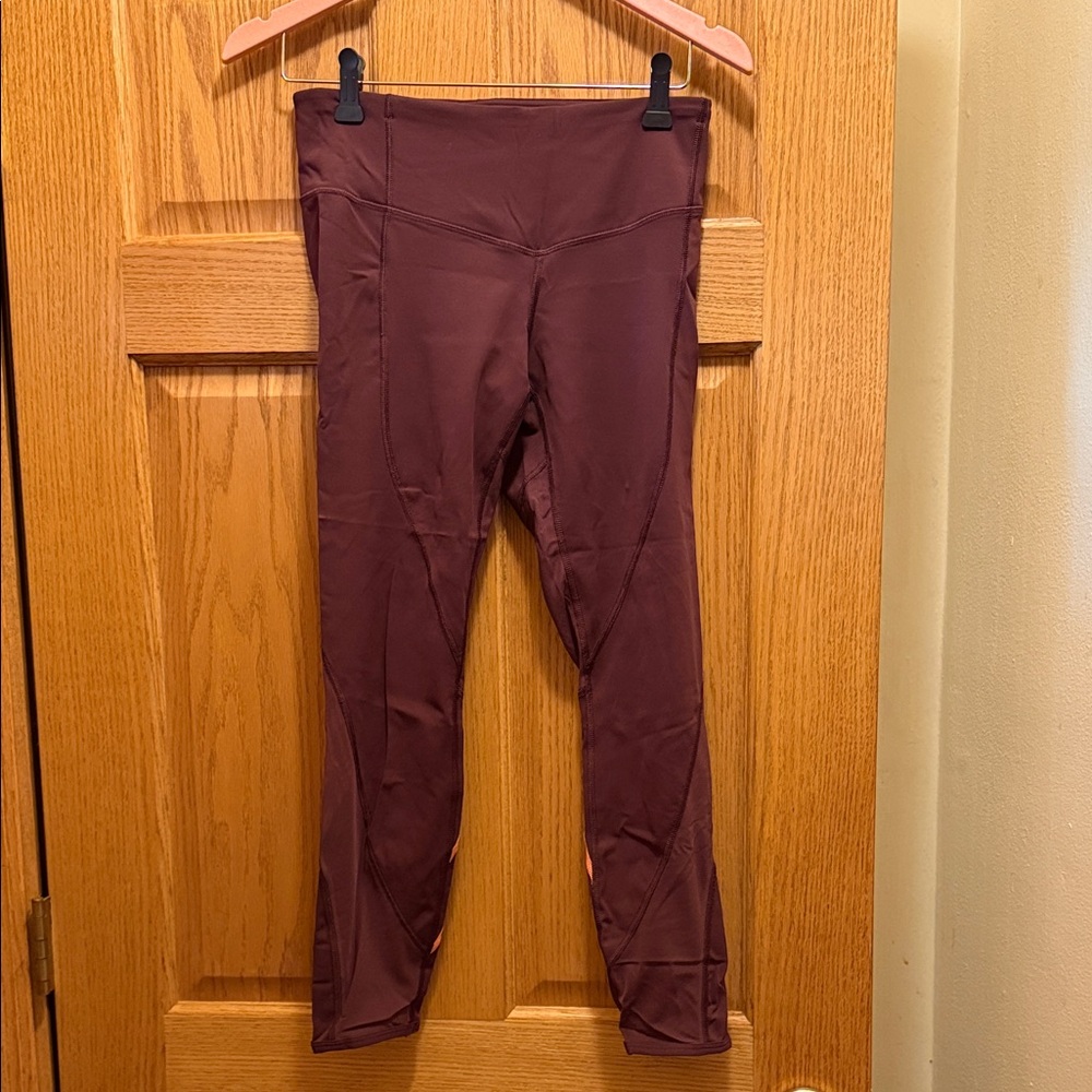 lululemon athletica burgundy Leggings